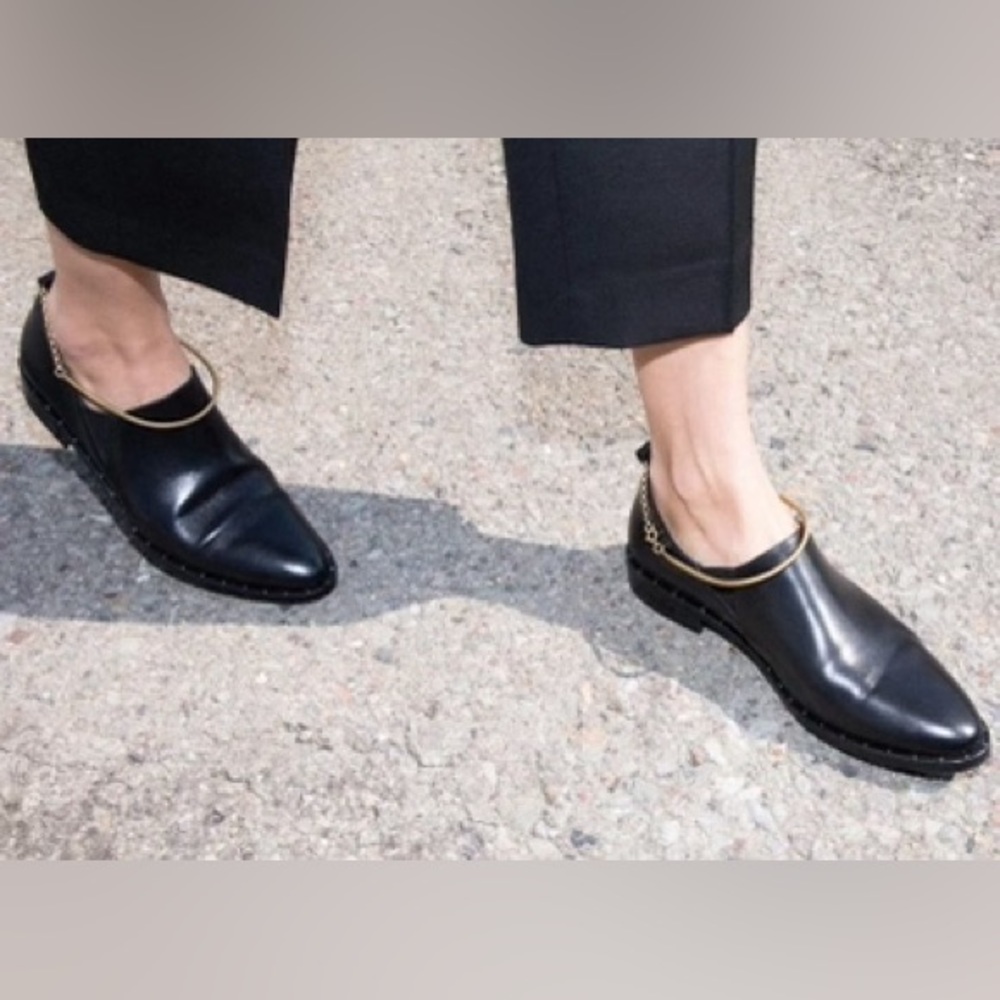 Freda Salvador Sound Loafer in Black Calf sz 10